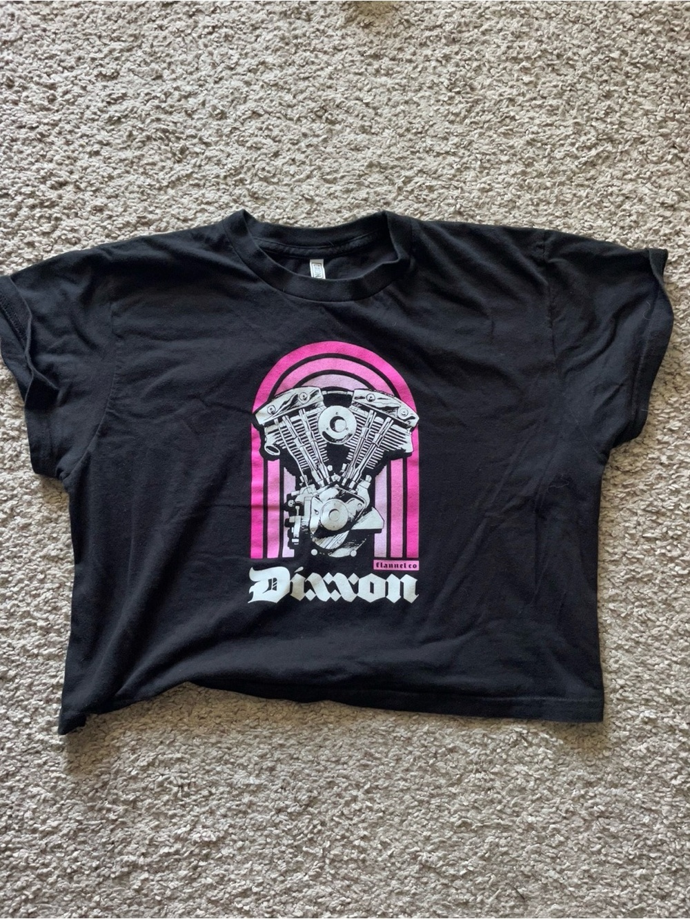 Dixxon woman’s black crop top